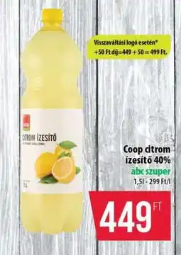 Coop Coop citrom ízesítő ajánlat
