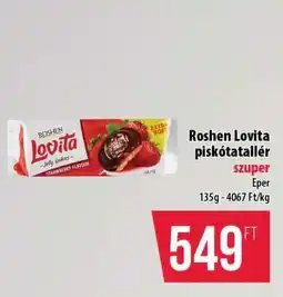 Coop Roshen Lovita piskótatallér ajánlat