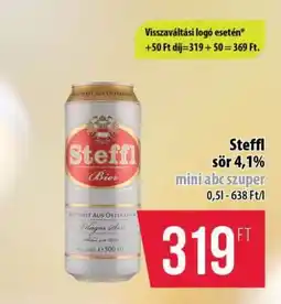 Coop Steffl sör 4,1% ajánlat