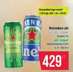 Coop Heineken sör ajánlat