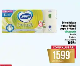 Coop Zewa Deluxe egészségügyi papír 3 rétegű ajánlat