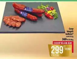 Coop Coop lángolt kolbász ajánlat