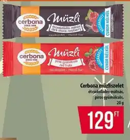 Coop CERBONA Müzliszelet ajánlat