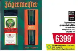 Coop Jägermeister gyógynövénylikőr ajánlat