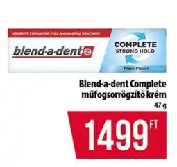 Coop Blend-a-dent Complete műfogsorrögzítő krém ajánlat