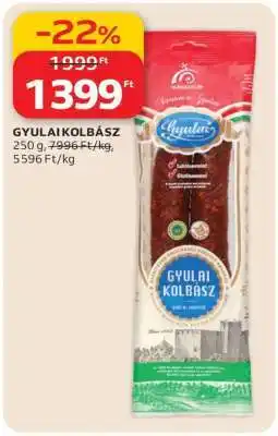 Auchan Gyulai kolbász ajánlat