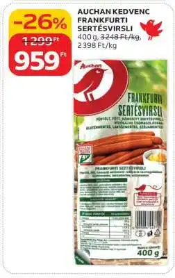 Auchan AUCHAN KEDVENC FRANKFURTI SERTÉSVIRSLI ajánlat