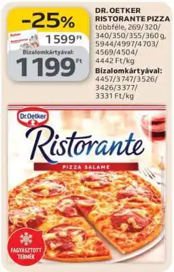 Auchan DR. OETKER Ristorante pizza ajánlat