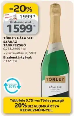 Auchan TÖRLEY GÁLA SEC SZÁRAZ TANKPEZSGŐ ajánlat
