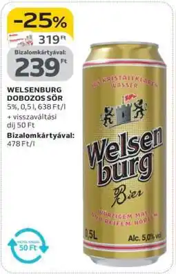 Auchan Welsenburg Dobozos Sör ajánlat