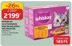 Auchan Whiskas Alutasakos Macskaeledel Válogatás ajánlat