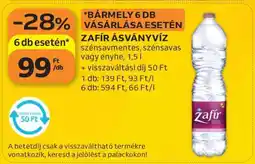 Auchan Zafír Ásványvíz ajánlat