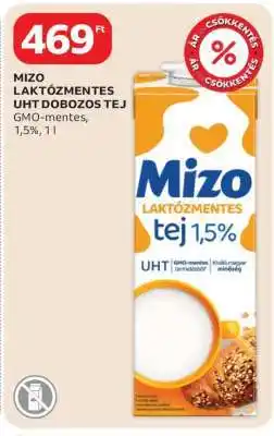 Auchan Mizo Laktózmentes UHT Dobozos Tej ajánlat