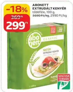 Auchan ABONETT Extrudált kenyér ajánlat