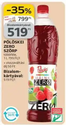 Auchan Pölöskei Zero Szörp ajánlat