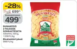 Auchan Dunakeszi 2 tojásos száraztészta ajánlat
