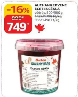 Auchan AUCHAN KEDVENC ECETES CÉKLA ajánlat