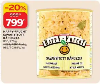 Auchan Happy Frucht savanyított káposzta ajánlat