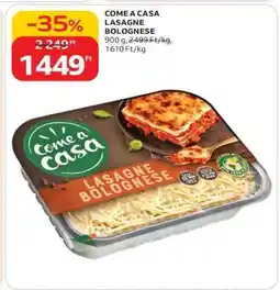 Auchan Come a Casa Lasagne Bolognese ajánlat