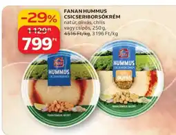 Auchan FANAN HUMMUS CSICSERIBORSÓKRÉM ajánlat