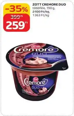 Auchan ZOTT CREMORE DUO ajánlat
