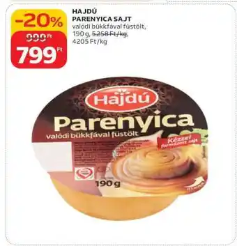 Auchan Hajdú Parenyica sajt ajánlat