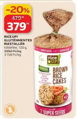 Auchan RICE UP! GLUTÉNMENTES RIZSTALLÉR ajánlat