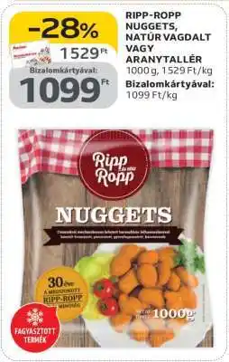 Auchan RIPP-ROPP NUGGETS, NATÚR VAGDALT VAGY ARANYTÁLLÉR ajánlat