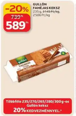 Auchan Gullón Fahéjas Keksz ajánlat