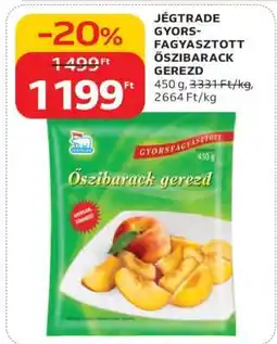 Auchan JÉGTRADE GYORS-FAGYASZTOTT ŐSZIBARACK GEREZD ajánlat