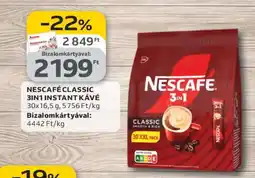Auchan NESCAFÉ CLASSIC 3IN1 INSTANT KÁVÉ ajánlat