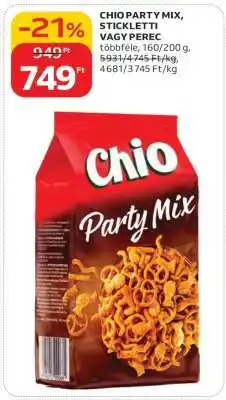Auchan CHIO PARTY MIX, STICKLETTI VAGY PEREC ajánlat