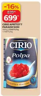Auchan CIRIO Aprított Paradicsom ajánlat