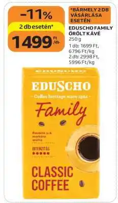Auchan Eduscho Family őrölt kávé ajánlat