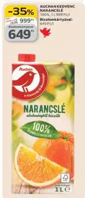 Auchan AUCHAN KEDVENC NARANCSLÉ ajánlat