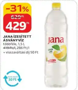 Auchan Jana ízesített ásványvíz ajánlat