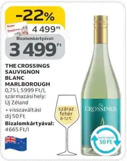 Auchan THE CROSSINGS SAUVIGNON BLANC MARLBOROUGH ajánlat