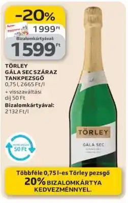 Auchan TÖRLEY GÁLA SEC SZÁRAZ TANKPEZSGŐ ajánlat