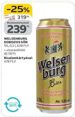 Auchan Welsenburg Dobozos Sör ajánlat