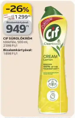 Auchan CIF Súrolókrém ajánlat