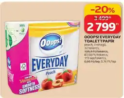 Auchan Ooops! Everyday Toalettpapír ajánlat