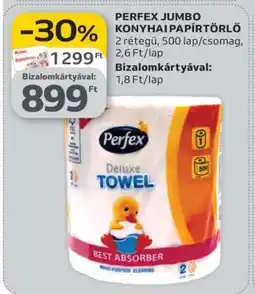 Auchan PERFEX JUMBO KONYHAI PAPÍRTÖRLŐ ajánlat