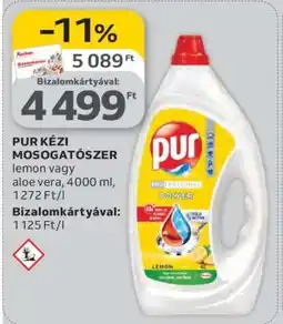 Auchan Pur kézi mosogatószer ajánlat