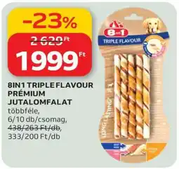 Auchan 8IN1 TRIPLE FLAVOUR PRÉMIUM JUTALOMFALAT ajánlat