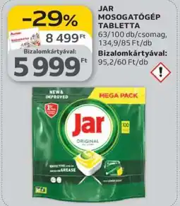 Auchan Jar Mosogatógép-tabletta ajánlat