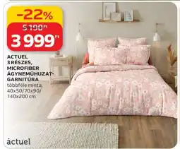 Auchan ACTUEL 3 RÉSZES, MICROFIBER ÁGYNEMŰHUZAT-GARNITÚRA ajánlat
