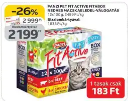 Auchan PANZI PET FIT ACTIVE FITABOX NEDVES MACSKAELEDEL-VÁLOGATÁS ajánlat