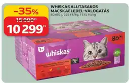 Auchan Whiskas Alutasakos Macskaeledel Válogatás ajánlat