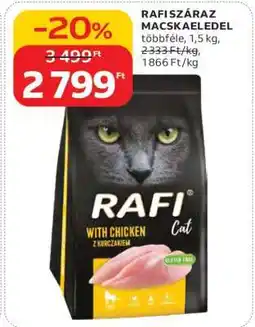 Auchan RAFI Száraz Macskaeledel ajánlat