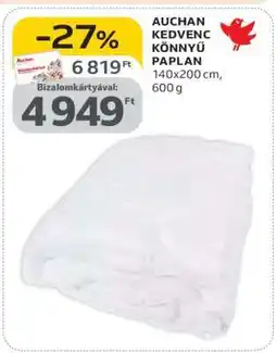 Auchan AUCHAN KEDVENC KÖNNYŰ PAPLAN ajánlat
